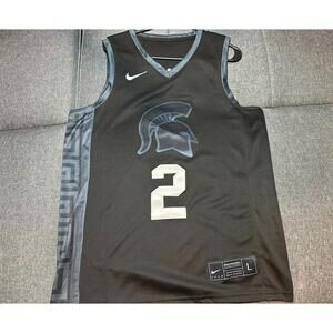 Nike Michigan State Spartans Black Limited Alternate Elite Jersey SIZE: L